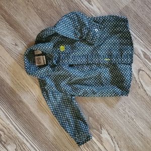 Infant button up Cinch shirt